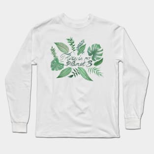 There is no Planet B Illustration Long Sleeve T-Shirt